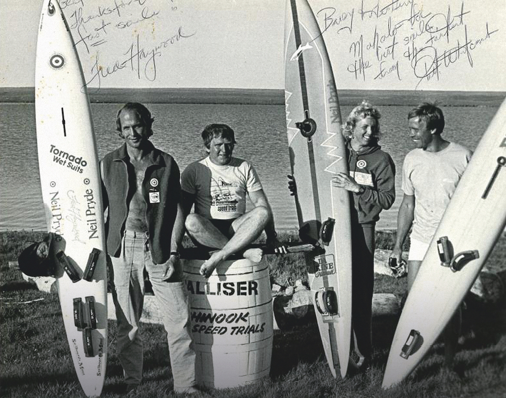 Fred Haywood and patti whitcomb in lethbridge Canada for speed record attempt