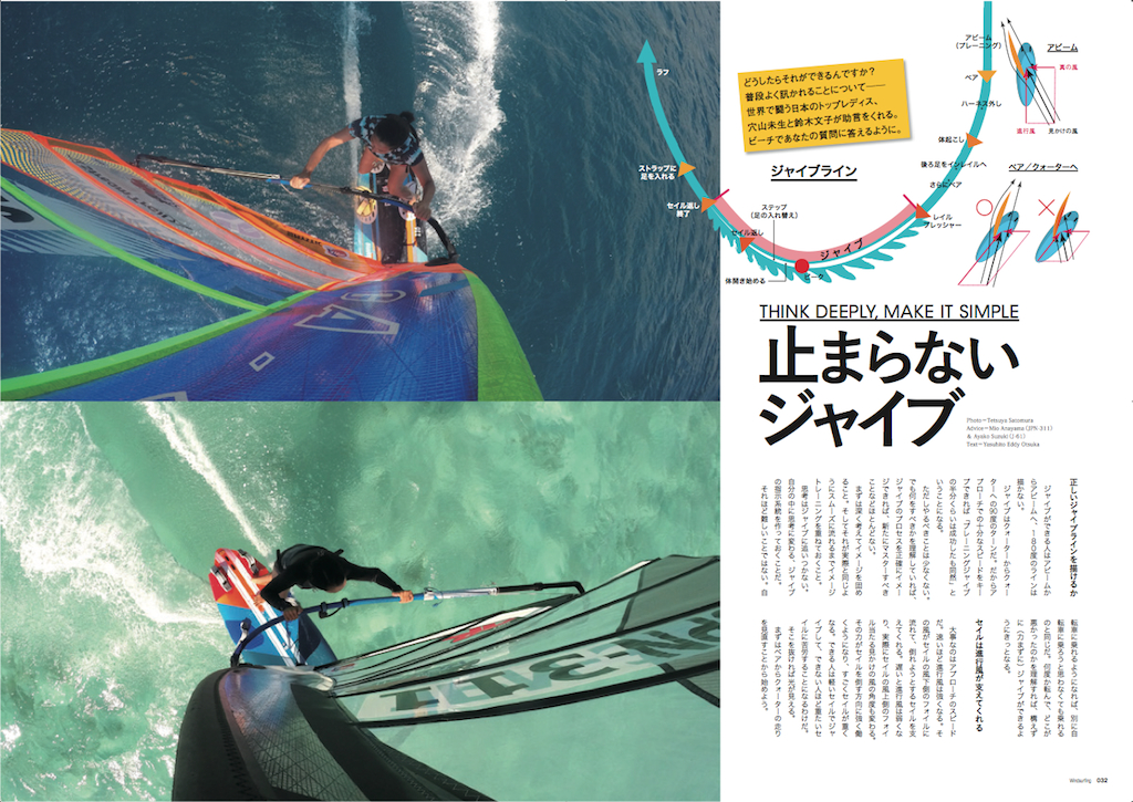 |止まらないジャイブ| どうしたらそれができるのか? 世界で闘う日本のトップレディス、穴山未生と鈴木文子が助言をくれる。 ビーチであなたの質問に答えるように。