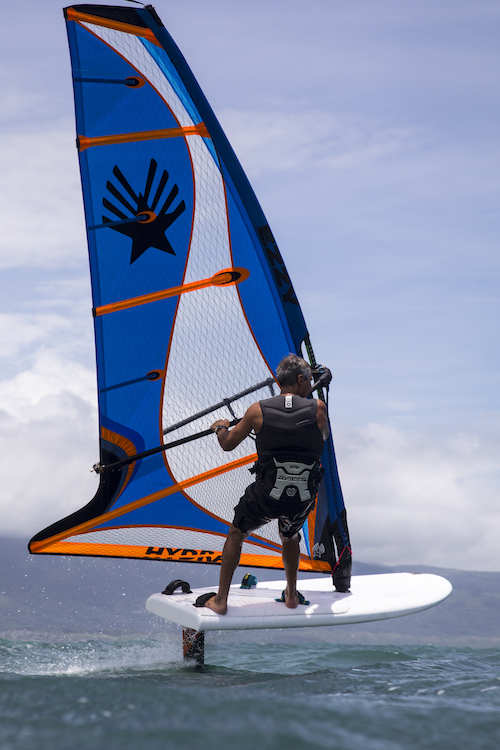 David Ezzy with Hydra 4.0㎡ @ Maui, Hawaii Hydra=4.0, 5.0, 5.5, 6.0, 7.0㎡