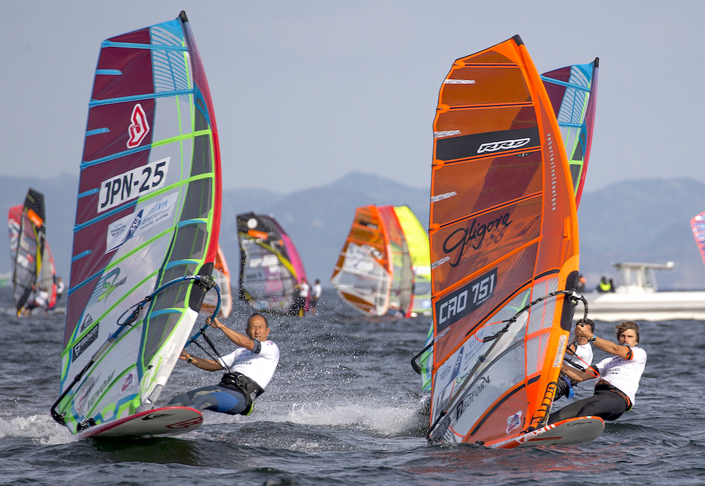Norio Asano(JPN-25)@ Fly! ANA Windsurfing World Cup Yokosuka Japan 2018 / ⒸAkihiko Harimoto