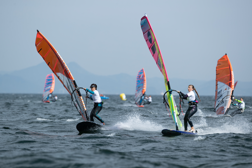 Yuki Sunaga(JPN-470)@ Fly! ANA Windsurfing World Cup Yokosuka Japan 2018 / ⒸAkihiko Harimoto