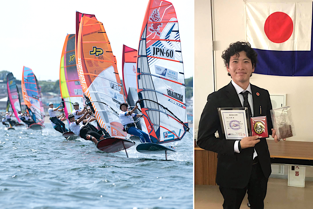Tomonori Anami(JPN-60)@ Fly! ANA Windsurfing World Cup Yokosuka Japan 2018 Ⓒ Akihiko Harimoto