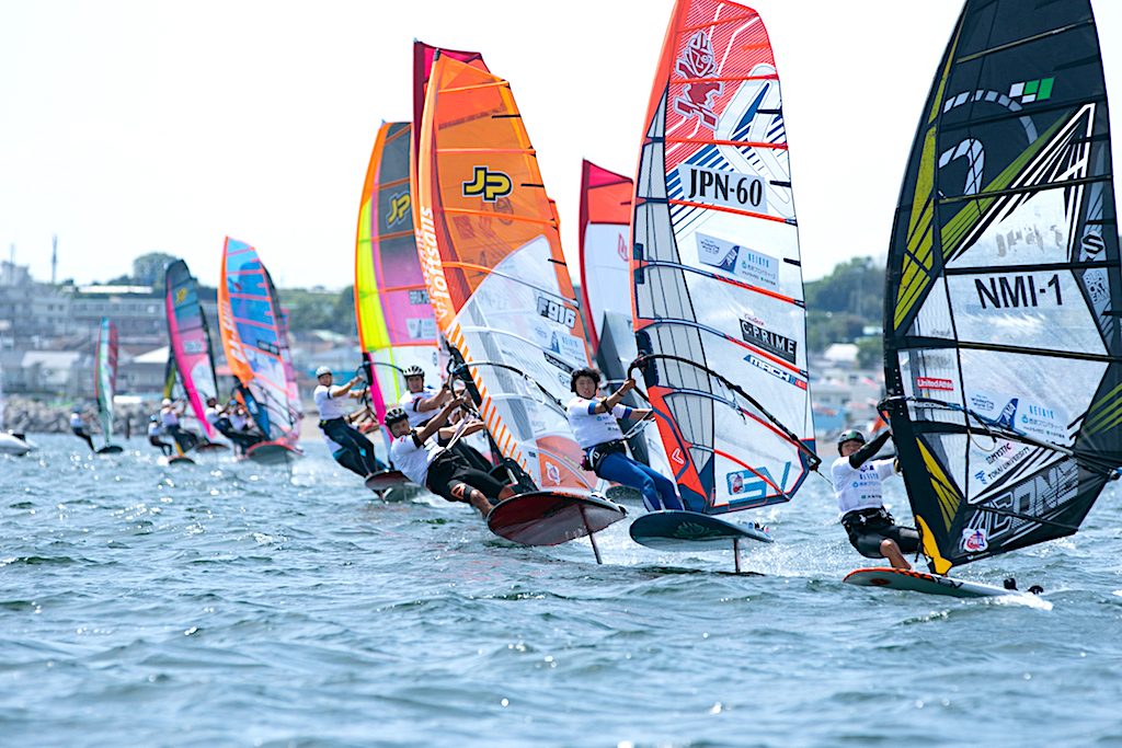 Tomonori Anami(JPN-60)@ Fly! ANA Windsurfing World Cup Yokosuka Japan 2018 Ⓒ Akihiko Harimoto