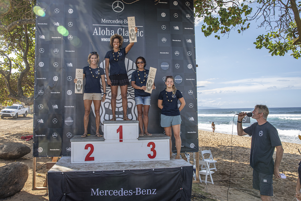 Aloha Classic 2019_1st=Sarah-Quita Offringa(ARU-91)/ 2nd=Iballa Ruano Moreno(E-63)/ 3rd=Motoko Sato(J-0)/ ⒸJohn Carter_pwaworldtour.com