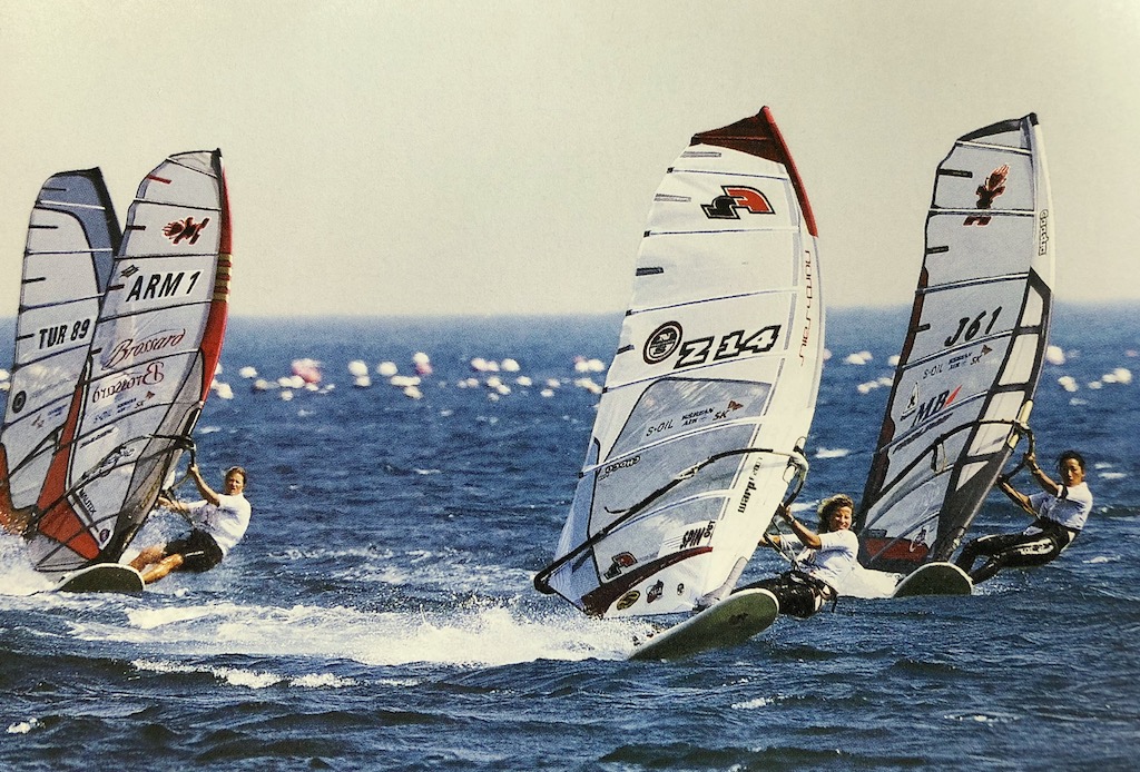 Sarah Hebert(ARM-1)| Karin Jaggi(Z-14)| Ayako Suzuki(J-61) 2007 Ulsan(Korea)PWA World Cup / ⒸAlex Williams_pwaworldtour.com