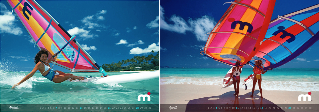 ミストラル45周年記念カレンダー プレゼント | Windsurfing magazine