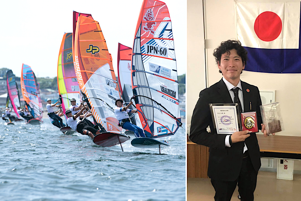 Tomonori Anami（JPN-60）＠ Fly! ANA Windsurfing World Cup Yokosuka Japan 2018 Ⓒ Akihiko Harimoto